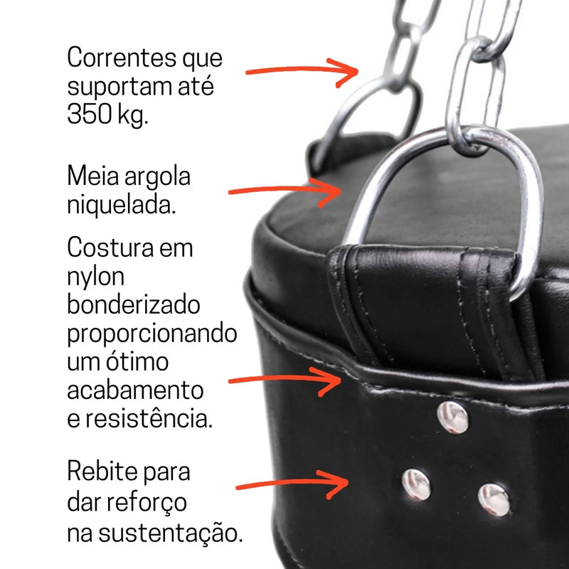 KIT GORILA COMBAT: SACO DE PANCADAS 180 CM PROFISSIONAL REFORÇADO + 02 PARES DE LUVAS PARA SACO DE TREINO ADULTO A PREÇO DE FÁBRICA - IDEAL PARA MMA E MUAY THAI