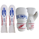 LUVA DE BOXE + CANELEIRA MUAY THAI KICKBOXING PROFISSIONAL