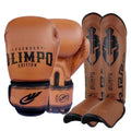 LUVA DE BOXE + CANELEIRA MUAY THAI KICKBOXING PROFISSIONAL