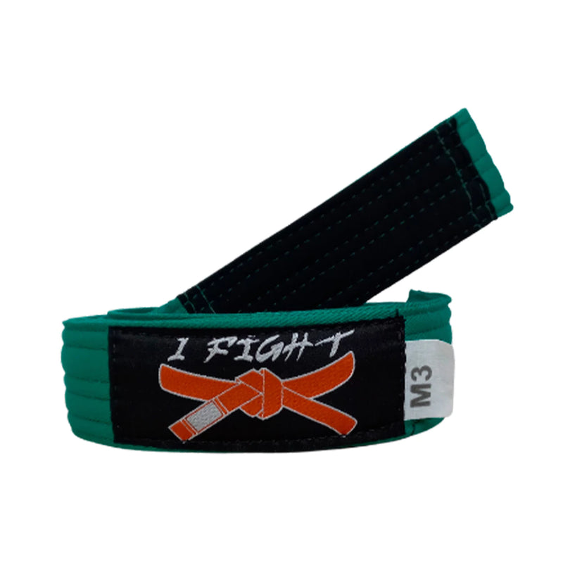 FAIXA KIMONO JUDÔ JIU-JITSU PONTA PRETA INFANTIL - 1 FIT - A MELHOR