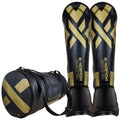 CANELEIRA MUAY THAI KICKBOXING PROTETOR DE CANELA PROFISSIONAL + BOLSA PREMIUM