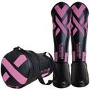 CANELEIRA MUAY THAI KICKBOXING PROTETOR DE CANELA PROFISSIONAL + BOLSA PREMIUM