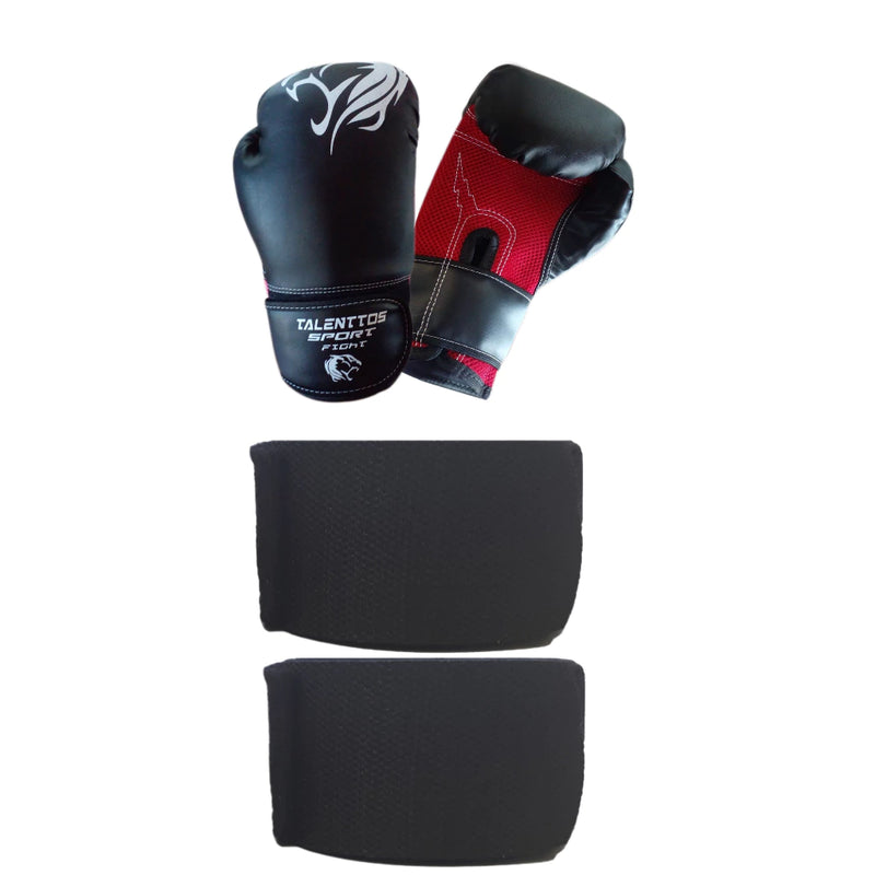 KIT LUVAS DE BOXE + BANDAGENS