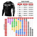 RASH GUARD MANGA LONGA MUAY THAI DRAGON THAI CINZA ORIGINAL