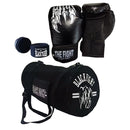 KIT MUAYTHAI - LUVA, CANELEIRA, BOLSA, BANDAGEM, BUCAL - PROFISSIONAL
